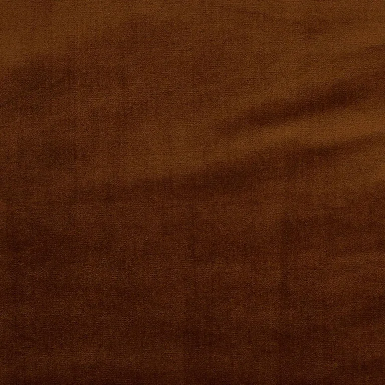 Schumacher 70441 Venetian Silk Velvet Russet fabric swatch