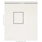 Schumacher 73281 Vento Embroidery Ivory fabric swatch