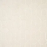 Schumacher 73280 Vento Embroidery Natural fabric swatch