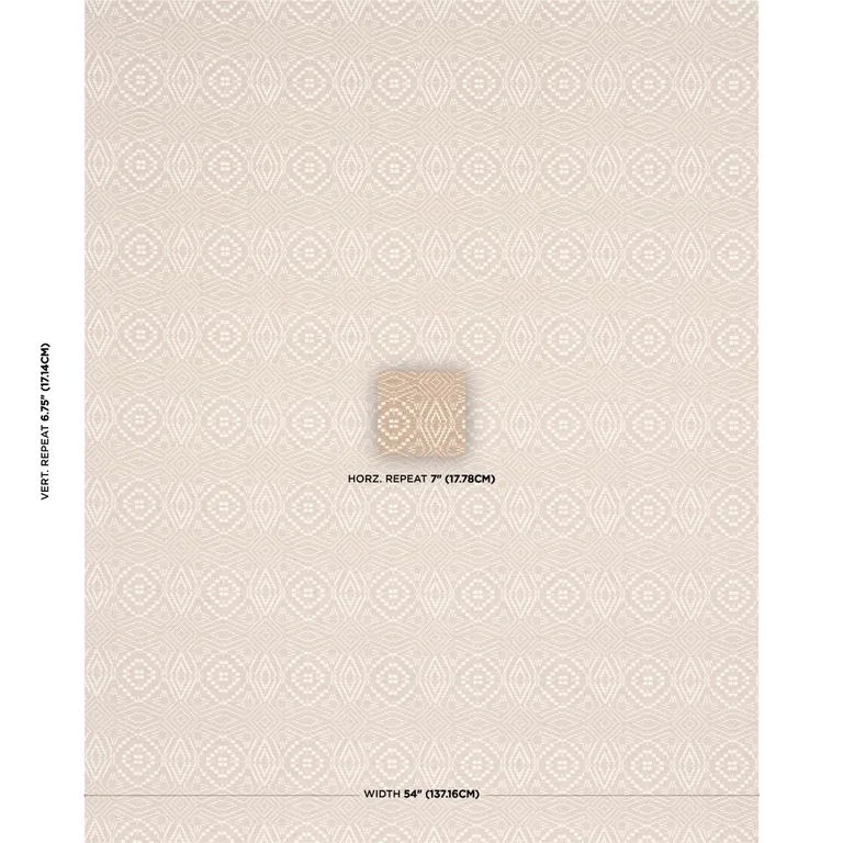 Schumacher 87701 Verana Performance Beige fabric swatch