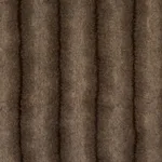 Schumacher 85340 Verbier Faux Fur Chocolate fabric swatch