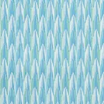Schumacher 75910 Verdant Indoor/Outdoor Aqua & Leaf fabric swatch