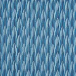 Schumacher 75912 Verdant Indoor/Outdoor Blue fabric swatch