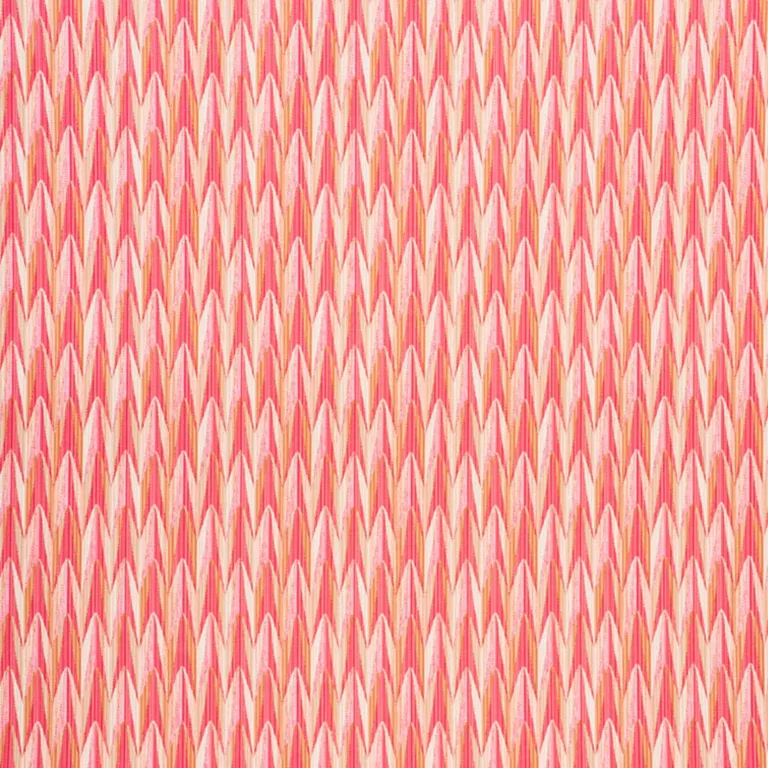 Schumacher 75911 Verdant Indoor/Outdoor Pink & Orange fabric swatch