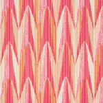 Schumacher 75911 Verdant Indoor/Outdoor Pink & Orange fabric swatch