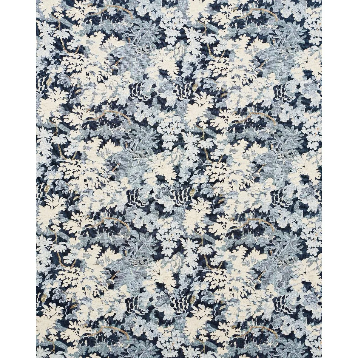 Schumacher 81851 Verdure Tapestry Blue fabric swatch