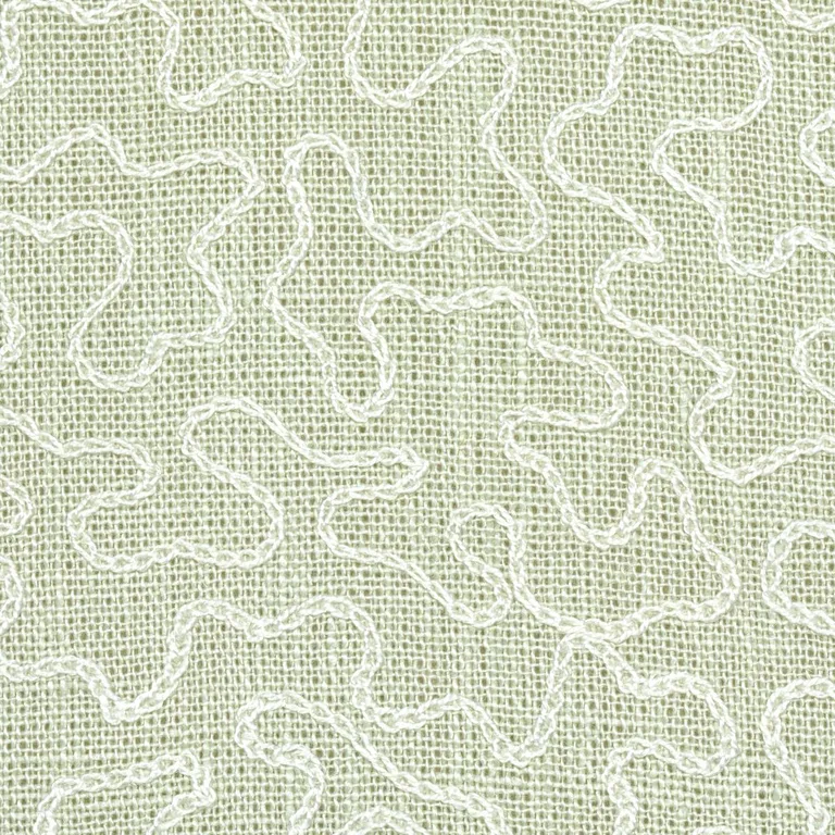 Schumacher 64672 Vermicelli Embroidery Ming fabric swatch