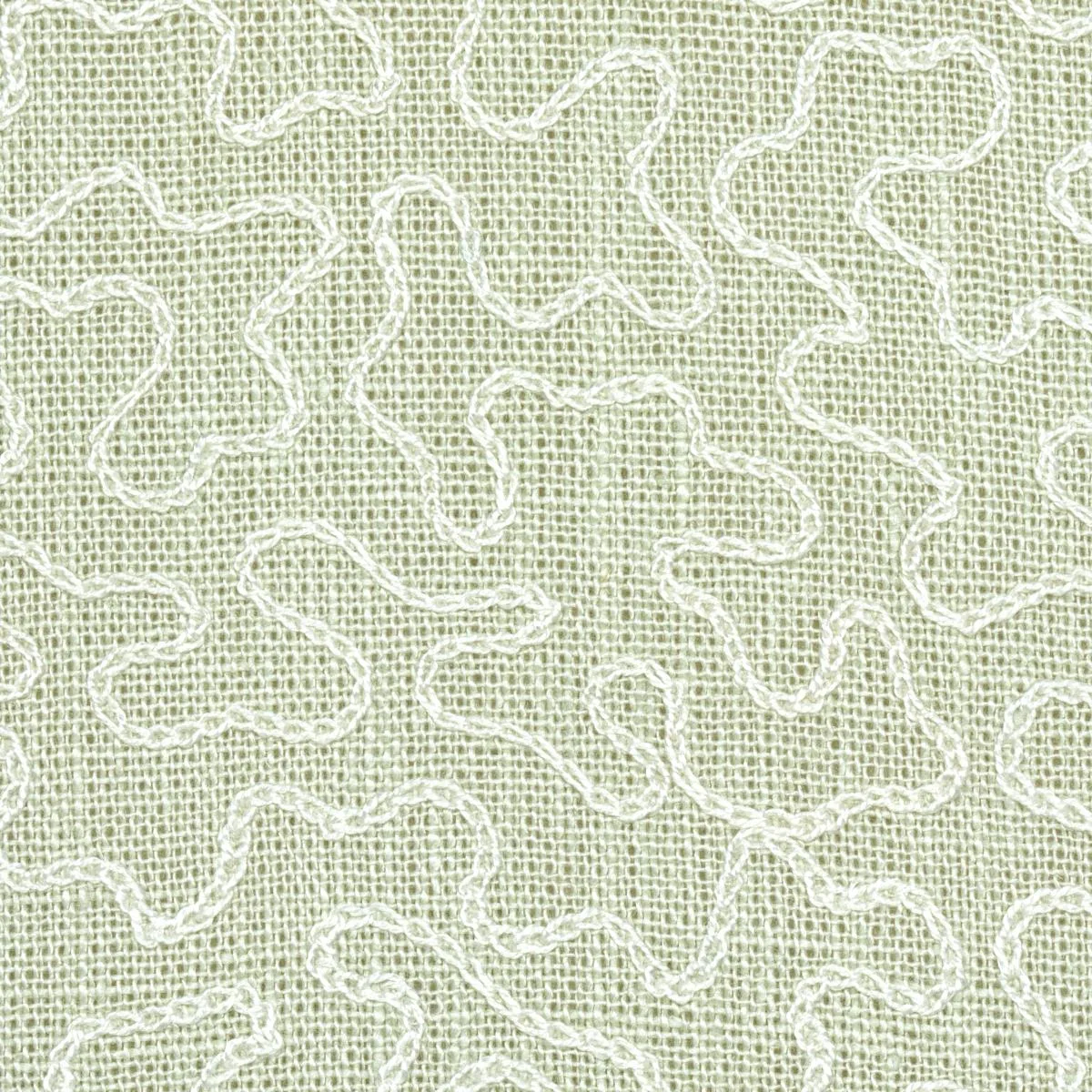 Schumacher 64672 Vermicelli Embroidery Ming fabric swatch