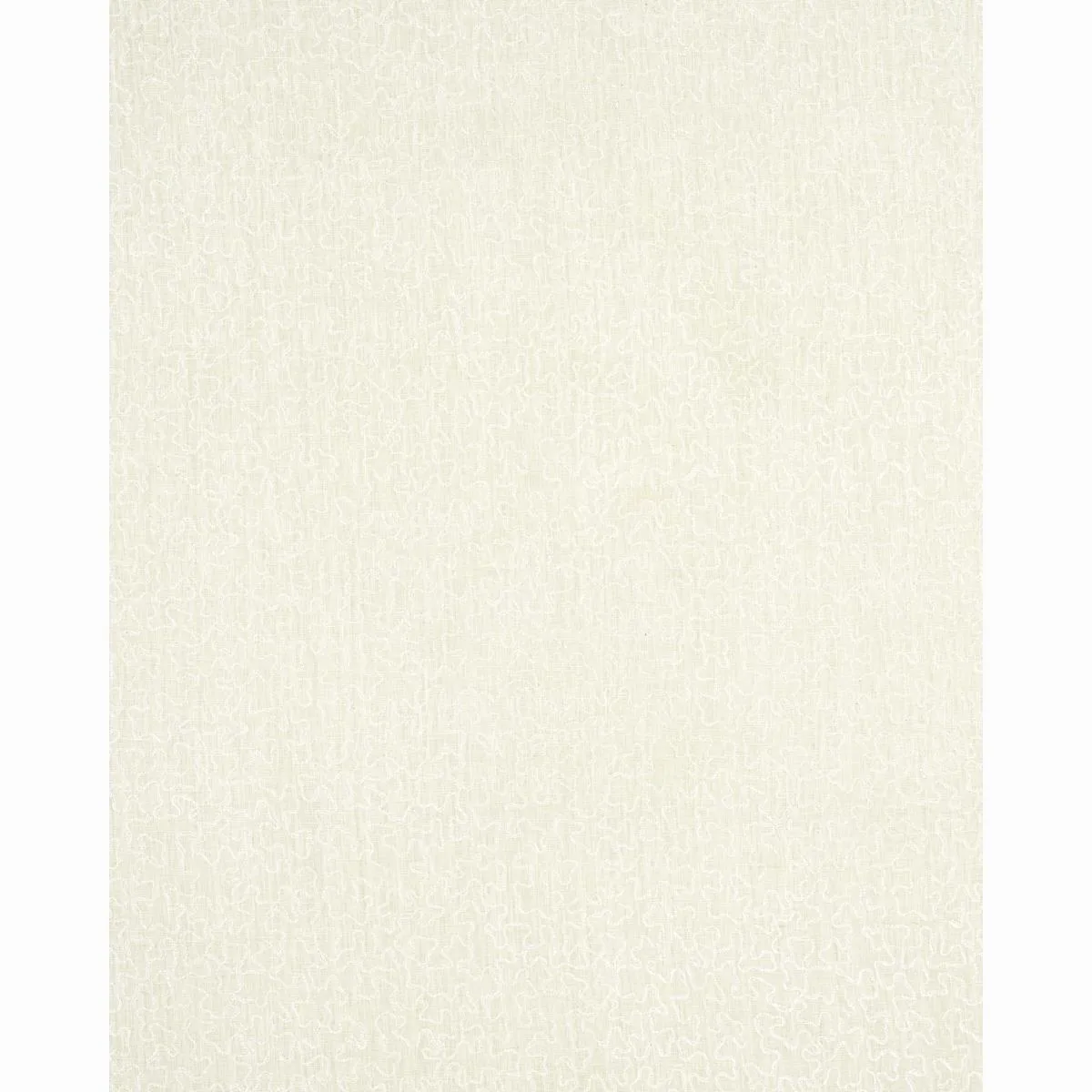 Schumacher 64673 Vermicelli Embroidery Pearl fabric swatch