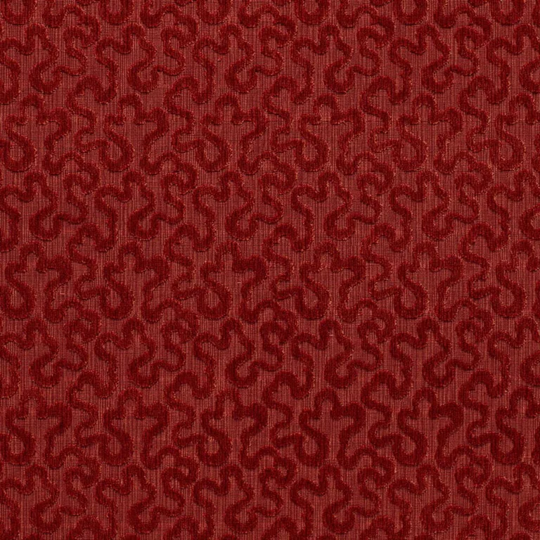 Schumacher 43272 Vermicelli Velvet Bittersweet fabric swatch