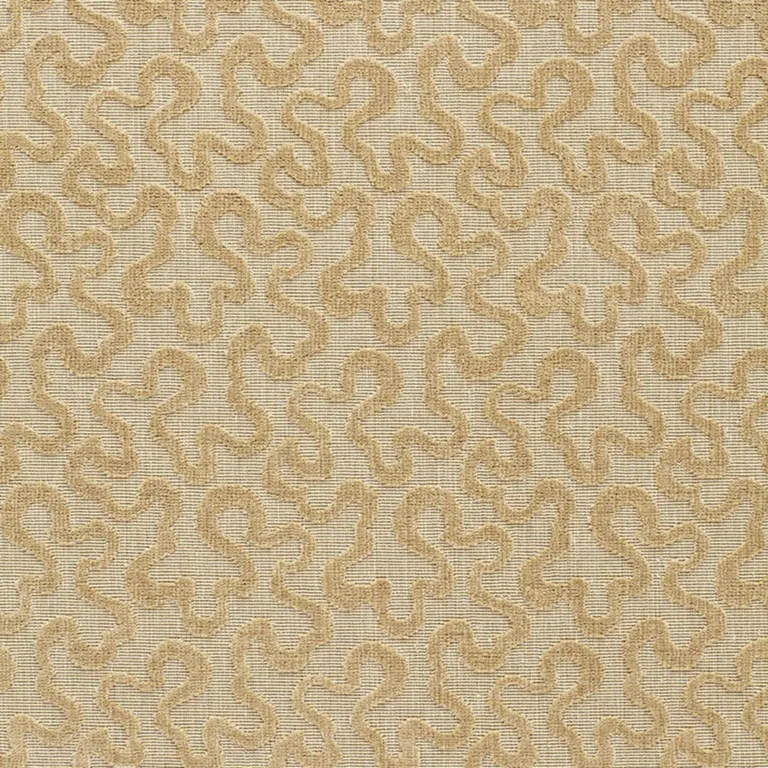 Schumacher 64764 Vermicelli Velvet Camel fabric swatch
