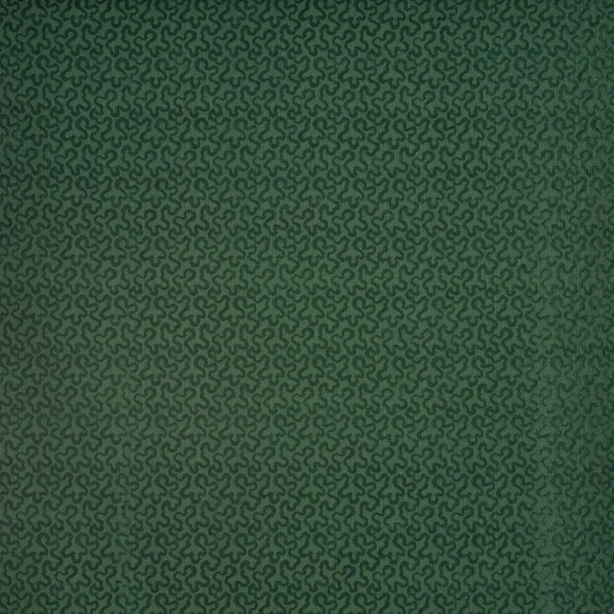 Schumacher 43278 Vermicelli Velvet Emerald fabric swatch