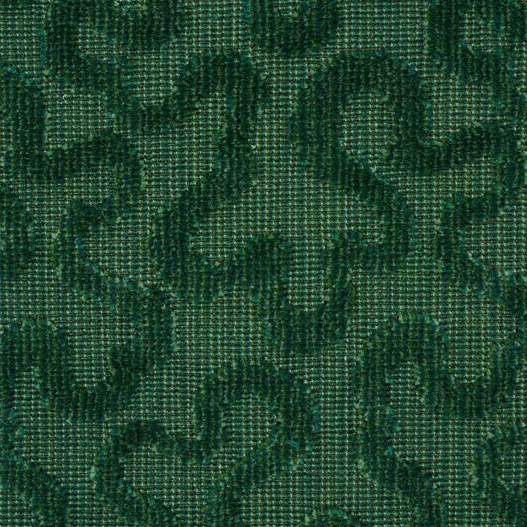 Schumacher 43278 Vermicelli Velvet Emerald fabric swatch