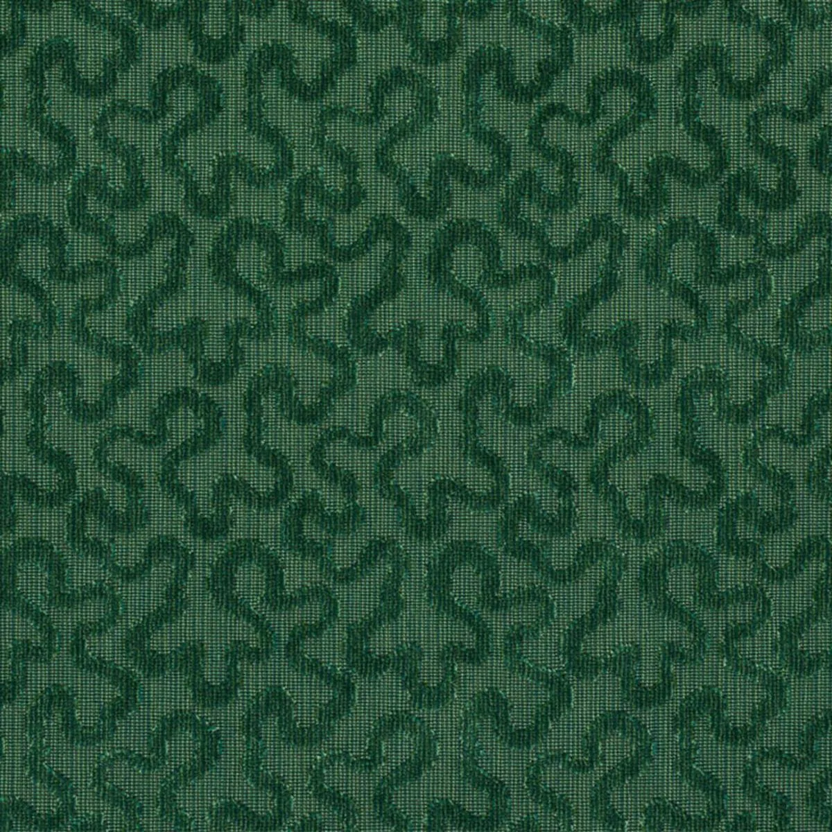 Schumacher 43278 Vermicelli Velvet Emerald fabric swatch