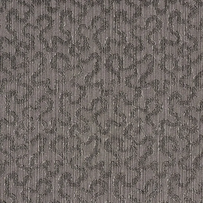 Schumacher 43279 Vermicelli Velvet Smoke fabric swatch