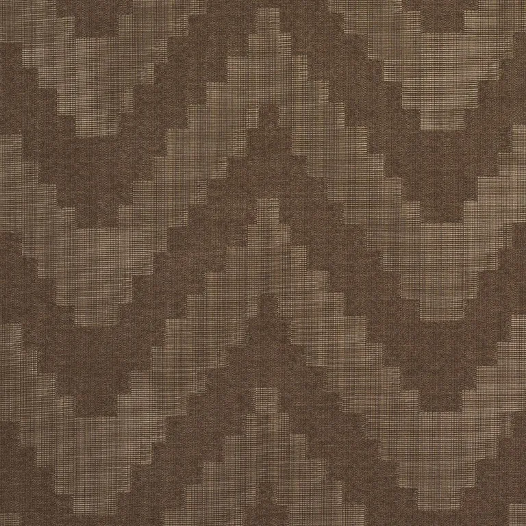 Schumacher 76534 Verne Chestnut fabric swatch