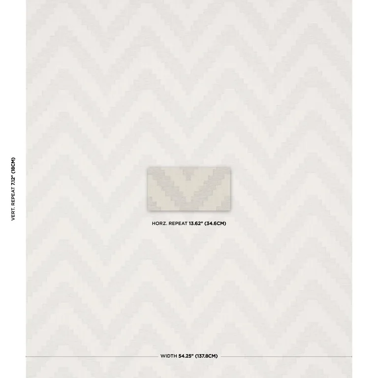 Schumacher 76531 Verne Dove fabric swatch
