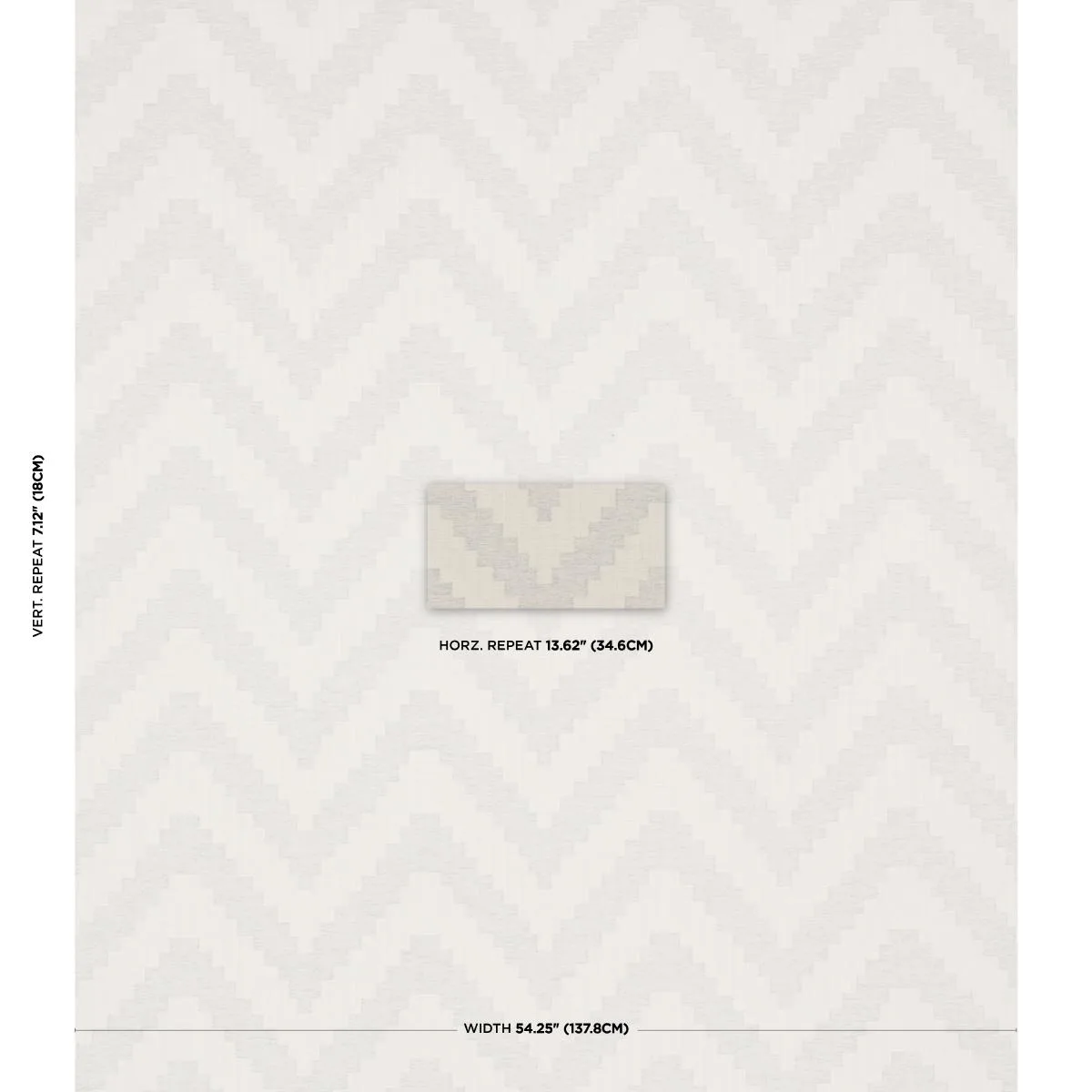 Schumacher 76531 Verne Dove fabric swatch