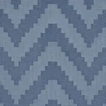 Schumacher 76532 Verne Indigo fabric swatch