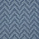 Schumacher 76532 Verne Indigo fabric swatch
