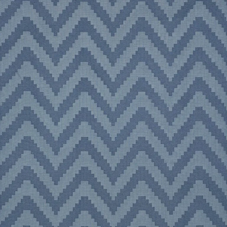Schumacher 76532 Verne Indigo fabric swatch