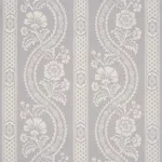 Schumacher 176951 Versailles Grey fabric swatch