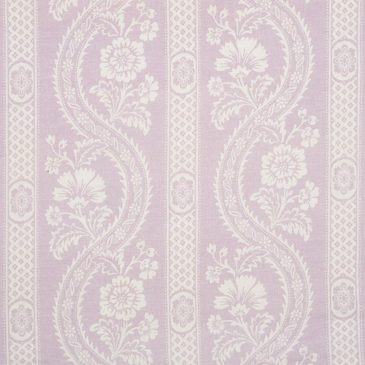 Schumacher 176952 Versailles Lavender fabric swatch