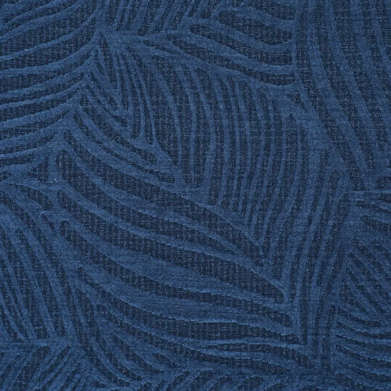 Schumacher 79791 Vicente Performance Velvet Indigo fabric swatch