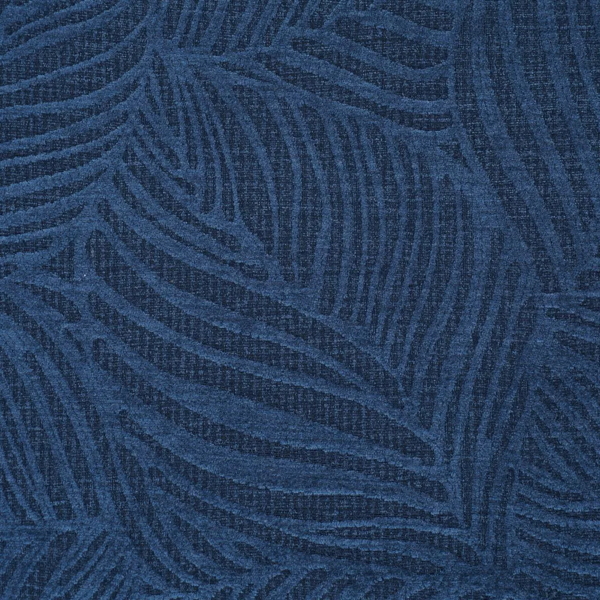 Schumacher 79791 Vicente Performance Velvet Indigo fabric swatch