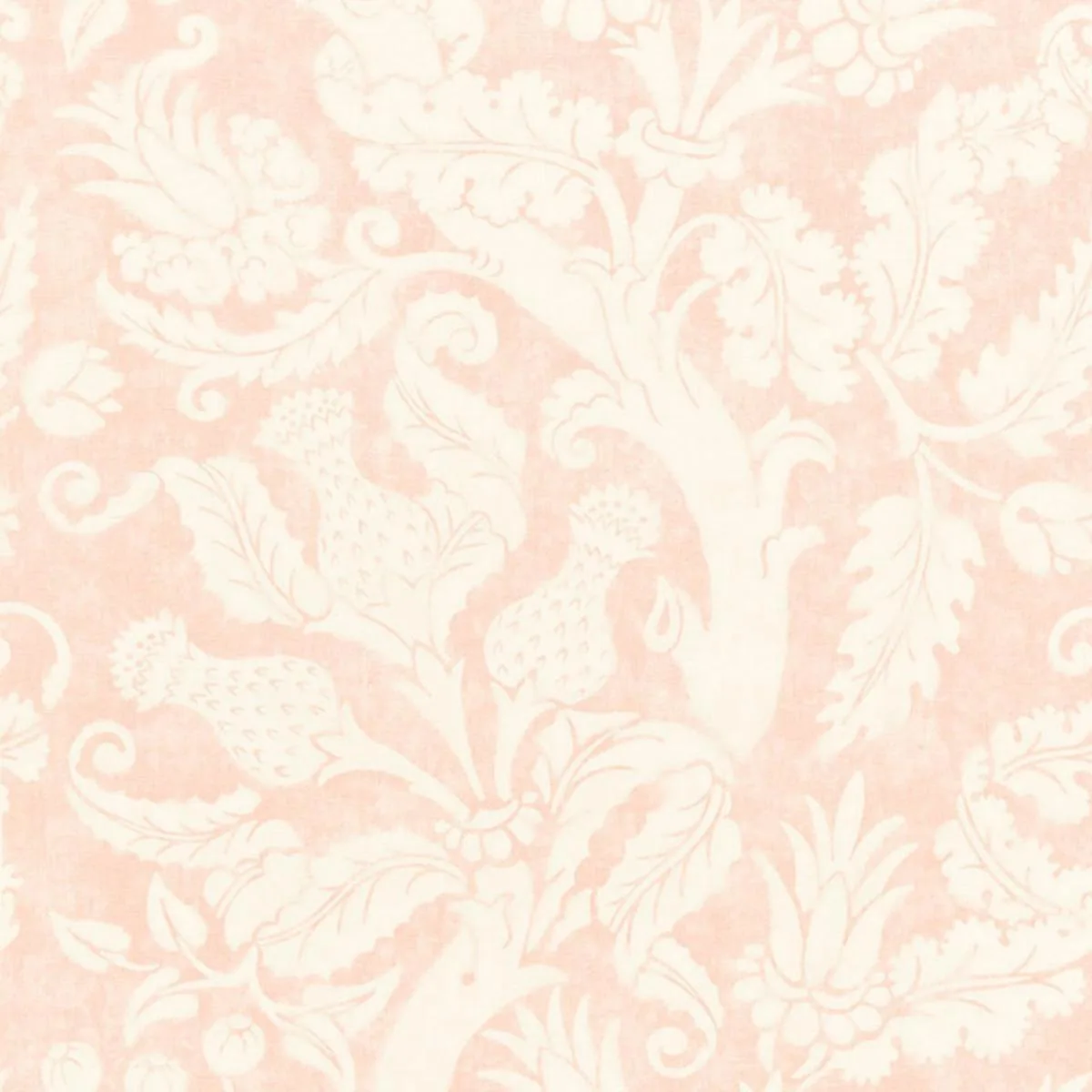 Schumacher 175071 Villa De Medici Blush Conch fabric swatch