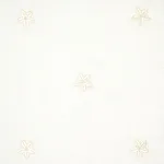 Schumacher 67811 Vincenzo Embroidered Sheer Ivory fabric swatch