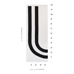 Schumacher 81860 Virginia Panel A Black & White Fabric Schumacher 81860 Virginia Panel A Black & White fabric swatch