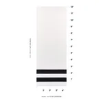 Schumacher 81870 Virginia Panel B Black & White fabric swatch