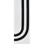Schumacher 81880 Virginia Panel C Black & White Fabric Schumacher 81880 Virginia Panel C Black & White fabric swatch