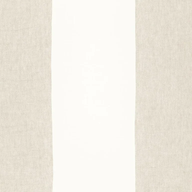 Schumacher 67941 Vista Linen Stripe Casement Linen fabric swatch