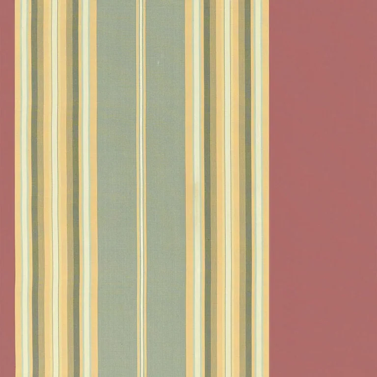 Schumacher 54131 Vivien Silk Stripe Rouge fabric swatch