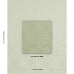Schumacher 83161 Voussoir Moderne Celadon fabric swatch