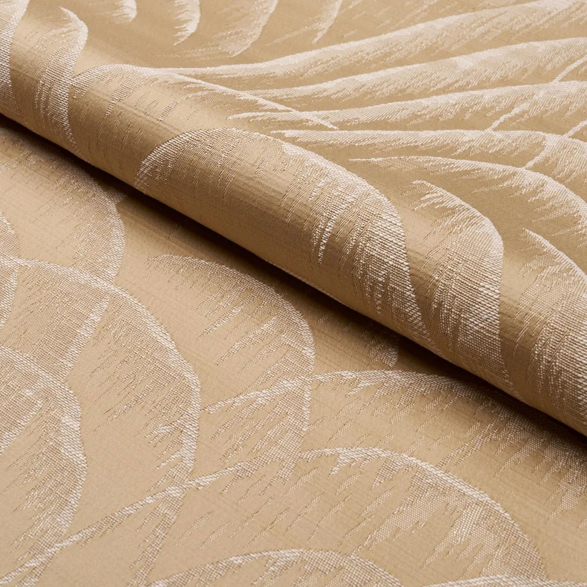 Schumacher 83162 Voussoir Moderne Sand fabric swatch