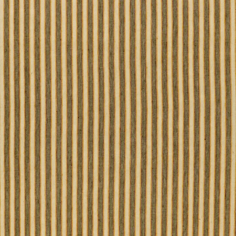 Schumacher 54170 Wainscott Linen Stripe Azure fabric swatch