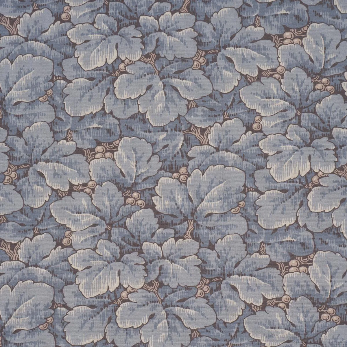 Schumacher 183040 Waldemar Blue fabric swatch