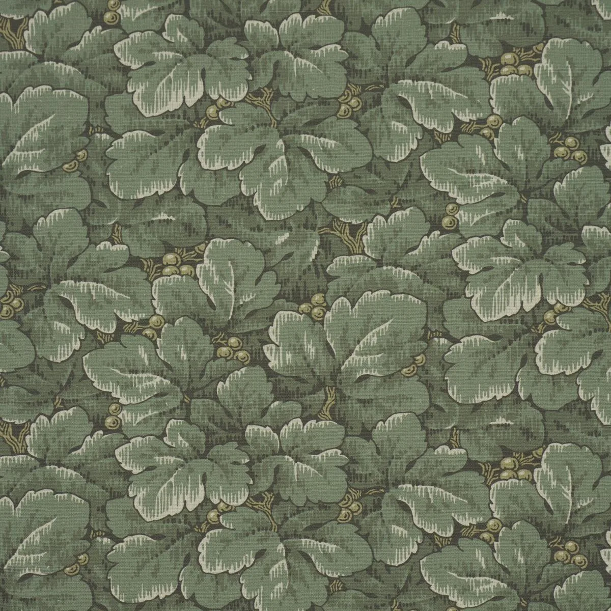 Schumacher 183042 Waldemar Spruce fabric swatch