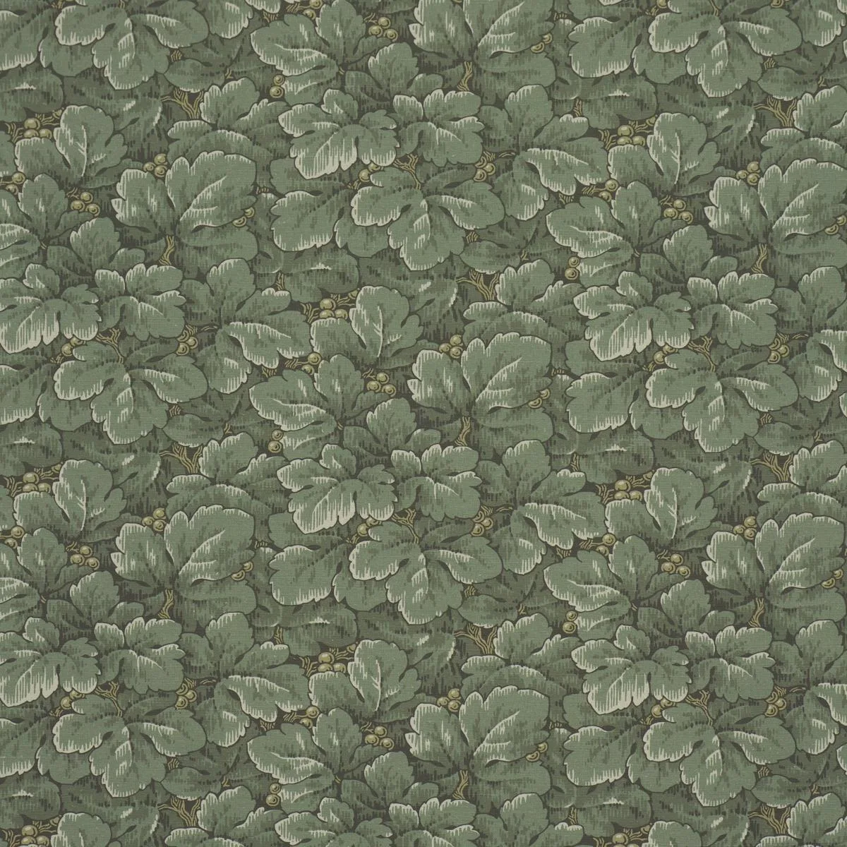 Schumacher 183042 Waldemar Spruce fabric swatch