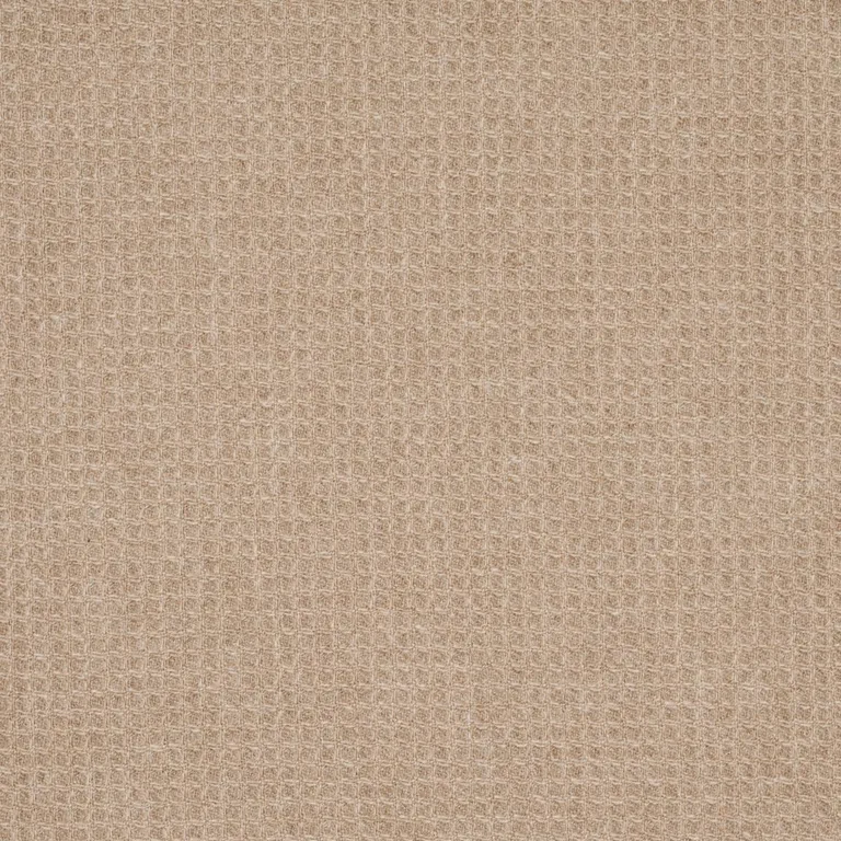 Schumacher 82640 Walden Wool Texture Wheat fabric swatch