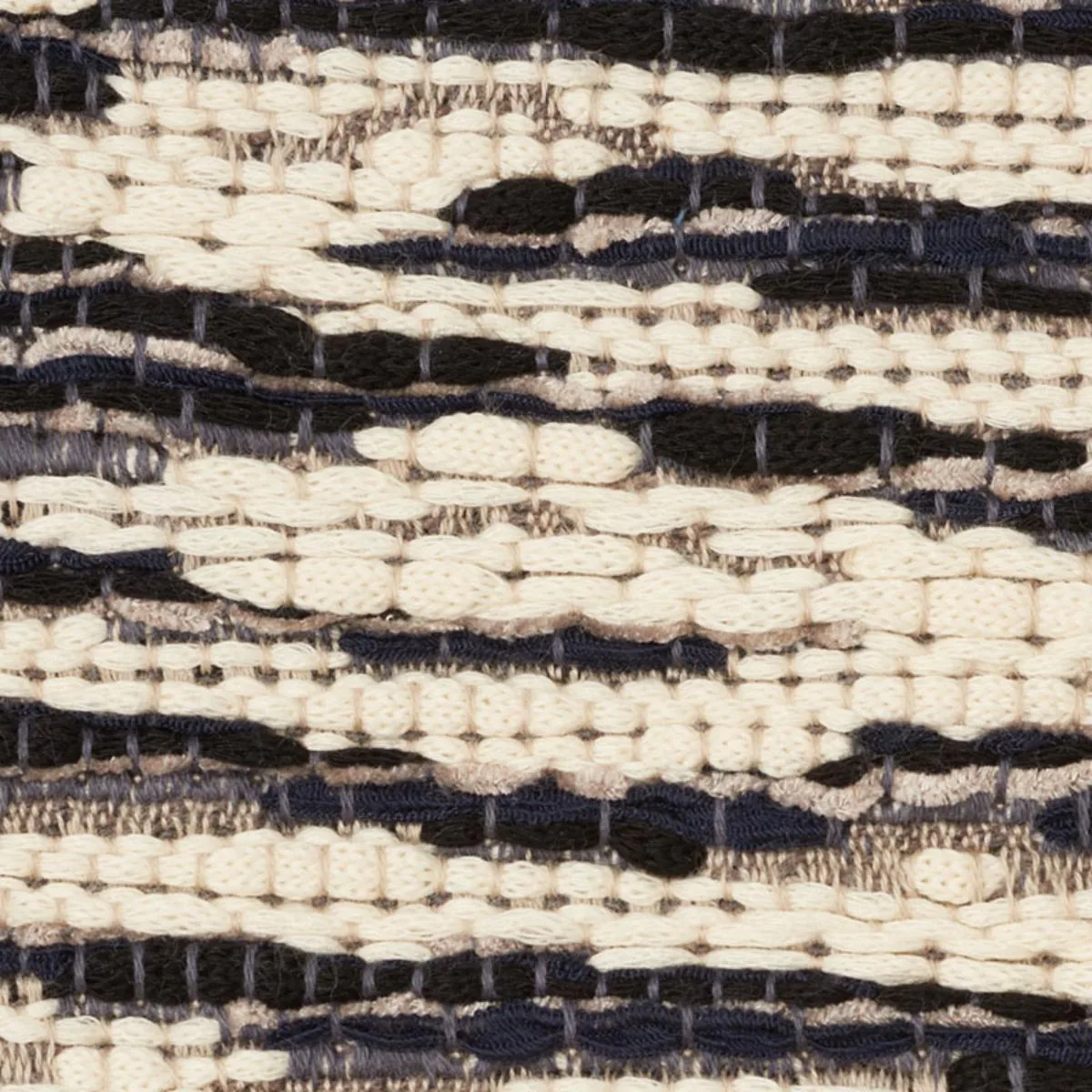 Schumacher 76781 Walker Black fabric swatch