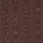 Schumacher 87106 Washington Moiré Brown fabric swatch