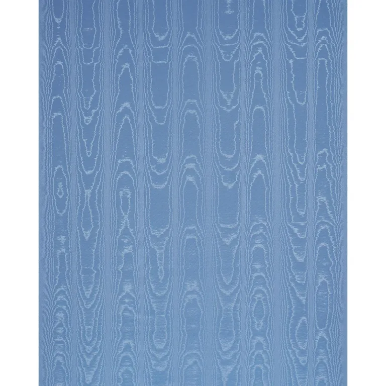 Schumacher 87102 Washington Moiré Cobalt fabric swatch