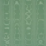 Schumacher 87101 Washington Moiré Green fabric swatch