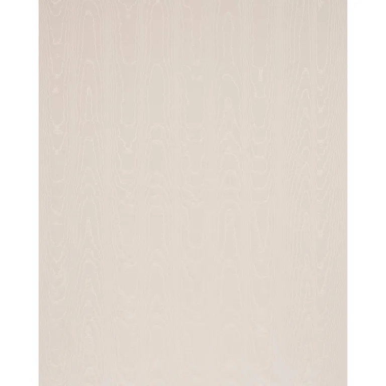 Schumacher 87103 Washington Moiré Ivory fabric swatch
