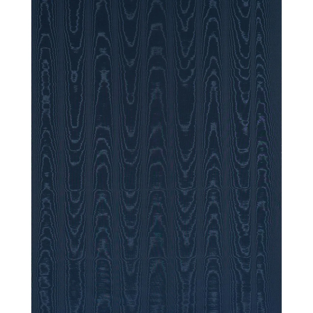 Schumacher 87105 Washington Moiré Navy fabric swatch