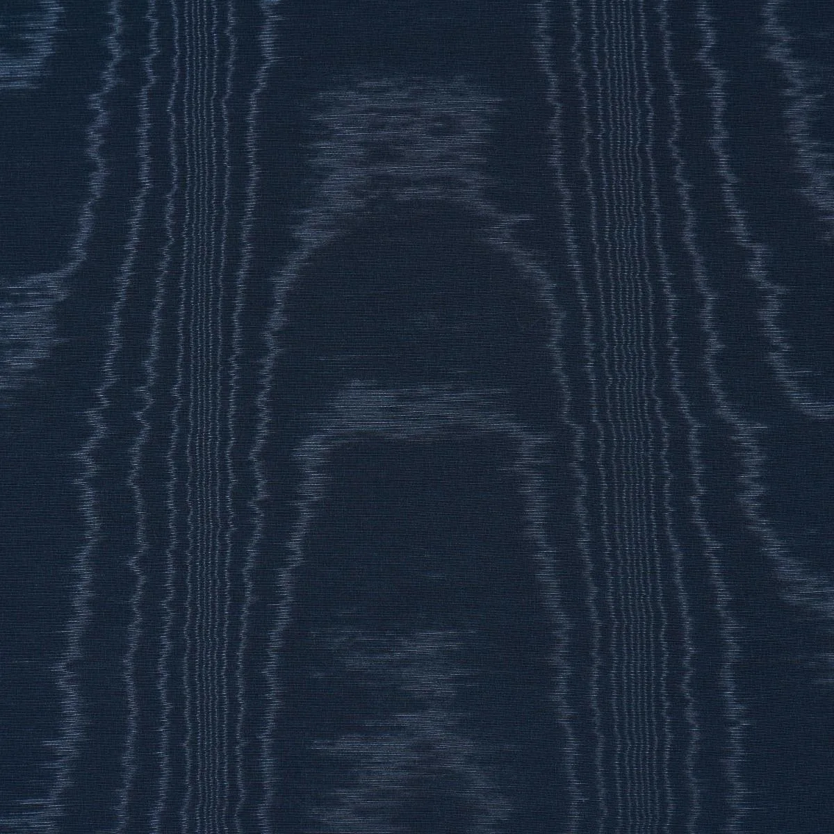 Schumacher 87105 Washington Moiré Navy fabric swatch